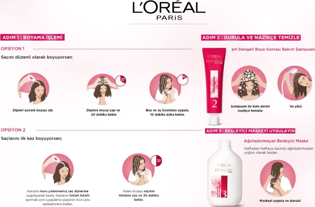 L'Oréal Paris Excellence Intense Saç Boyası 6.13 Mocha Kahve - 6
