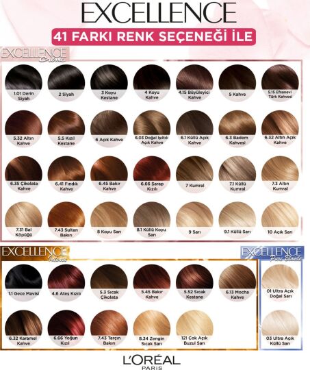 L'Oréal Paris Excellence Intense Saç Boyası 6.13 Mocha Kahve - 7