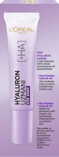 L'oréal Paris Hyaluron Uzmanı Cilt Dolgunlaştıran Nemlendirici Göz Kremi 15ML - 6