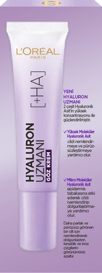 L'oréal Paris Hyaluron Uzmanı Cilt Dolgunlaştıran Nemlendirici Göz Kremi 15ML - 6