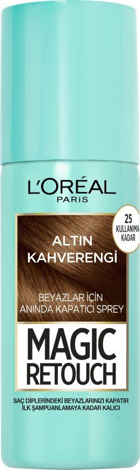 L'Oréal Paris Magic Retouch Beyaz Dipleri Kapatıcı Sprey - Altın Kahverengi - 4