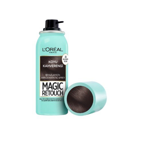 L'Oréal Paris Magic Retouch Beyaz Dipleri Kapatıcı Sprey - Koyu Kahverengi - 1