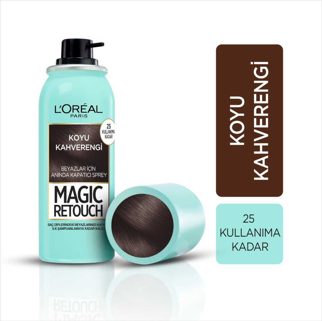 L'Oréal Paris Magic Retouch Beyaz Dipleri Kapatıcı Sprey - Koyu Kahverengi - 2