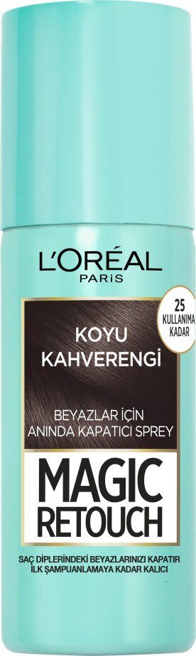 L'Oréal Paris Magic Retouch Beyaz Dipleri Kapatıcı Sprey - Koyu Kahverengi - 4