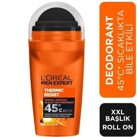 L'Oréal Paris Men Expert Thermic Resist Anti-Perspirant Roll On Deodorant 50Ml