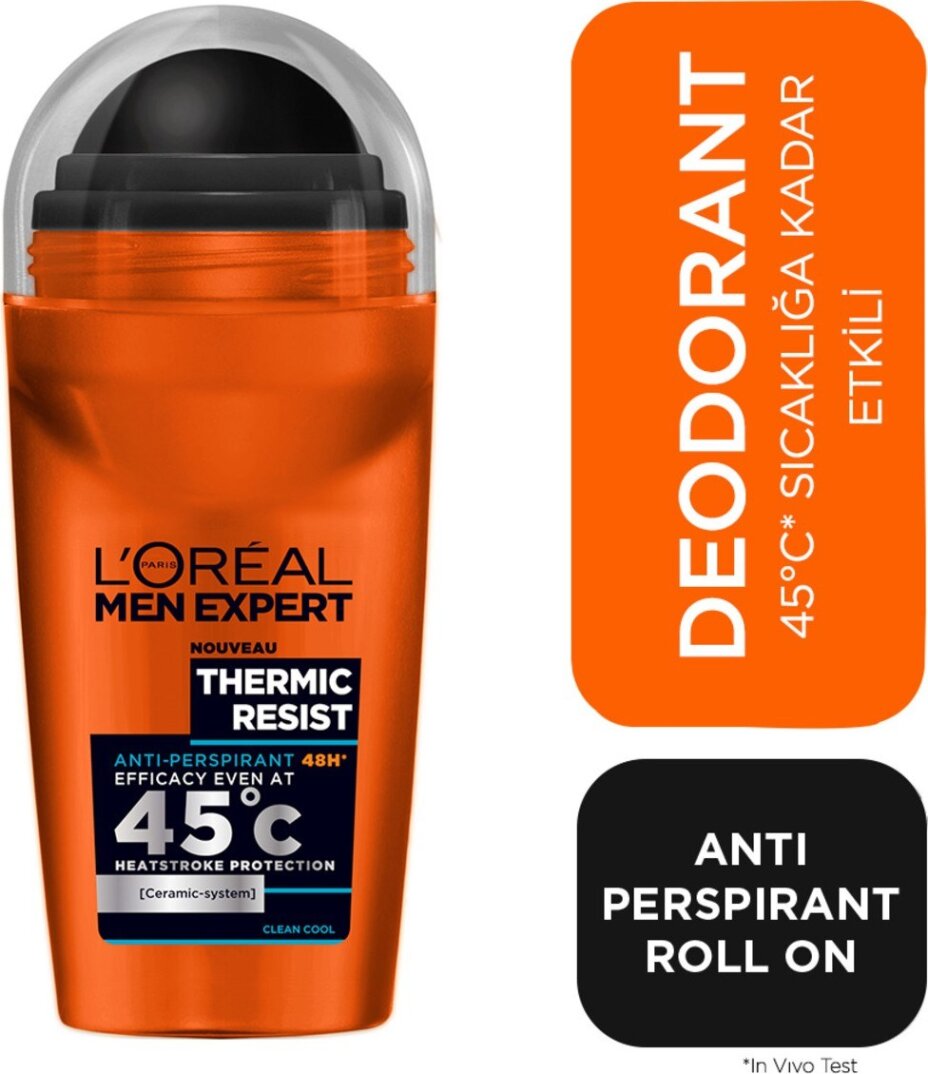 L'Oréal Paris Men Expert Thermic Resist Anti-Perspirant Roll On Deodorant 50Ml - 2
