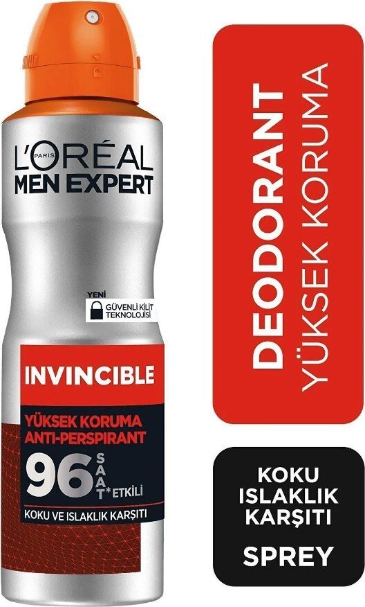 L'oréal Paris Men Expertt Invincible Anti-Perspirant Deodorant 150 ml - 1