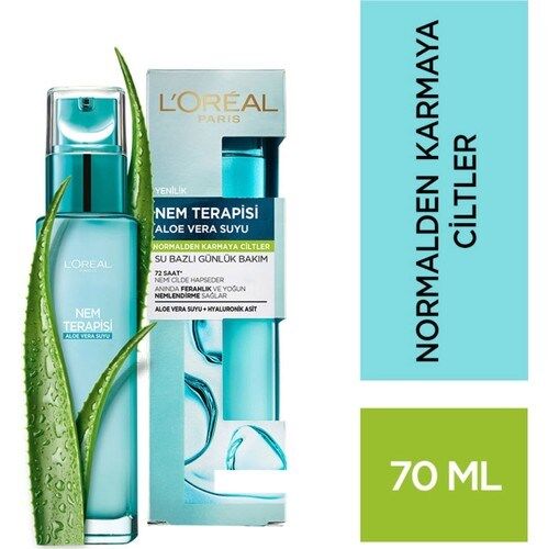 L'Oréal Paris Nem Terapisi Aloe Vera Suyu Normalden Karmaya Ciltler - 1