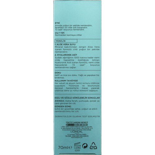 L'Oréal Paris Nem Terapisi Aloe Vera Suyu Normalden Karmaya Ciltler - 4