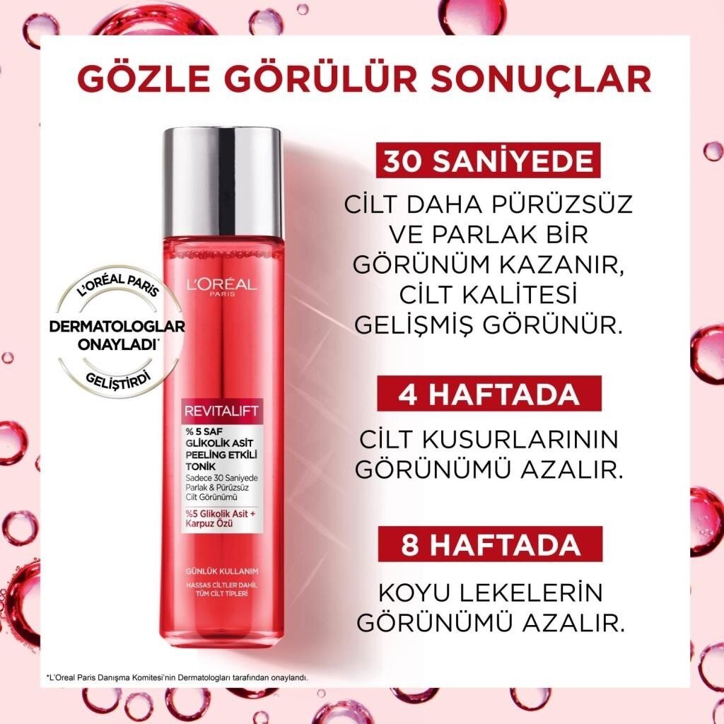 L'oréal Paris Revitalift %5 Saf Glikolik Asit Peeling Etkili Tonik - 3