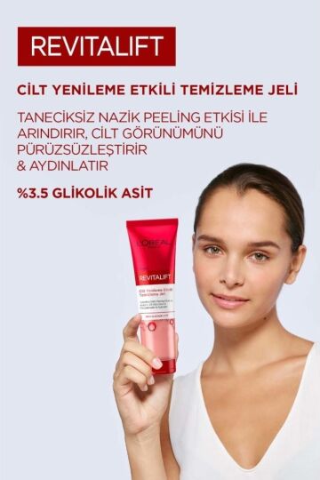 L'Oréal Paris Revitalift Cilt Yenileme Etkili  Temizleme Jeli 150 Ml- Glikolik Asit - 5
