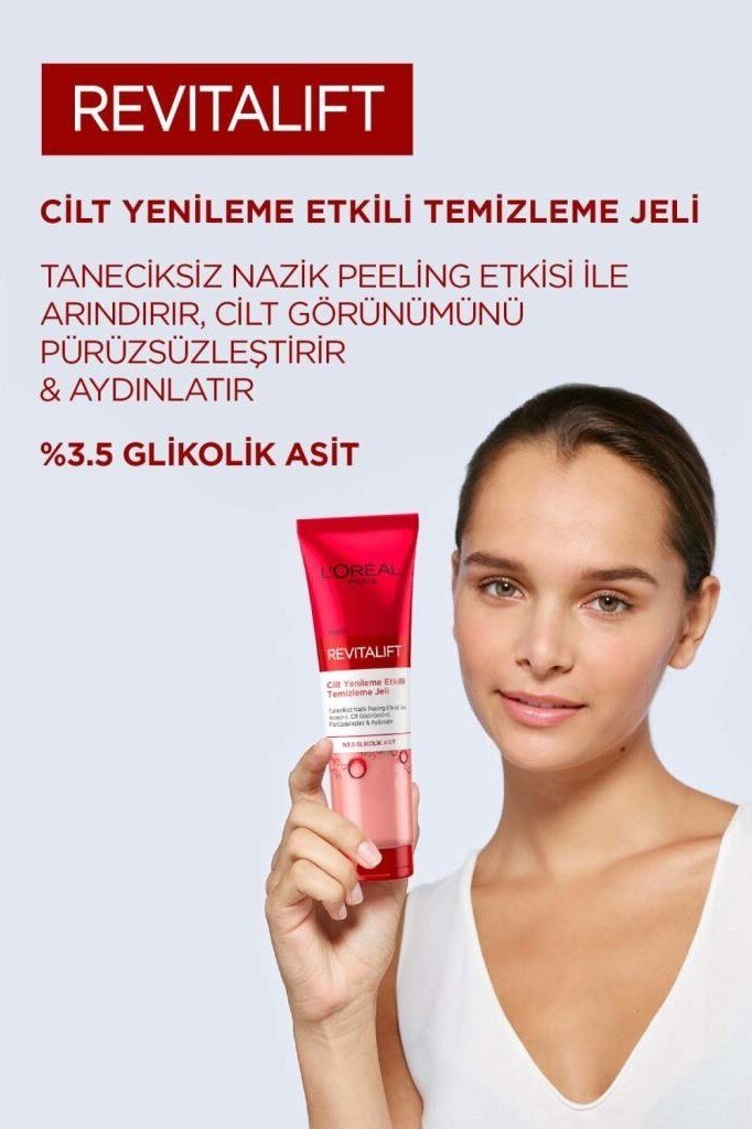 L'Oréal Paris Revitalift Cilt Yenileme Etkili  Temizleme Jeli 150 Ml- Glikolik Asit - 5