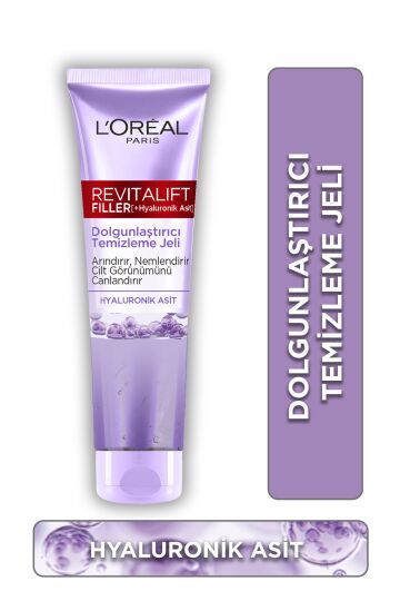 L'Oréal Paris Revitalift Filler Dolgunlaştırıcı Hyaluronik Asit Temizleme Jeli 150 ML