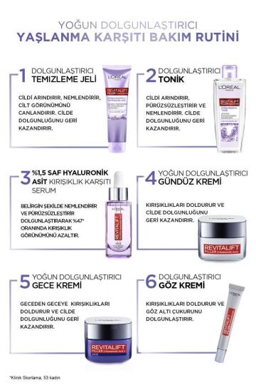 L'Oréal Paris Revitalift Filler Dolgunlaştırıcı Hyaluronik Asit Temizleme Jeli 150 ML - 3