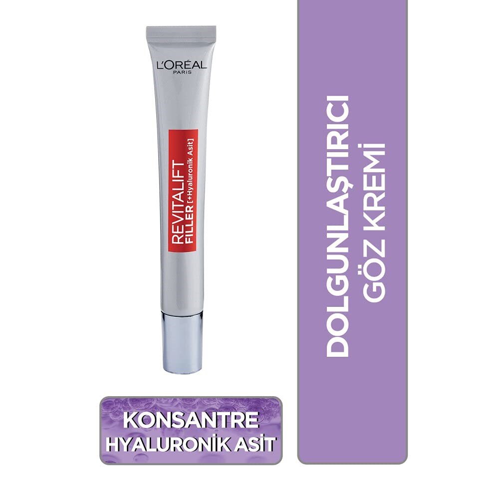 L'Oréal Paris Revitalift Filler Dolgunlaştırıcı Yaşlanma Karşıtı Göz Bakım Kremi - Hyaluronik Asit (15 ml) - 1