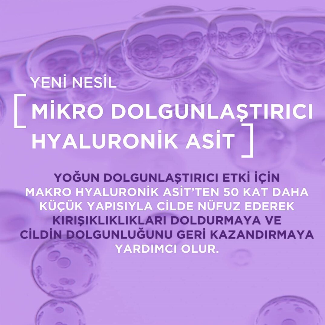 L'Oréal Paris Revitalift Filler Yoğun Dolgunlaştırıcı Yaşlanma Karşıtı Gece Kremi Hyaluronik Asit - 6