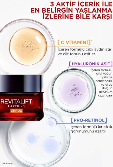 L'Oréal Paris Revitalift Lazer X3 Leke ve Bakım GKF20 - 5
