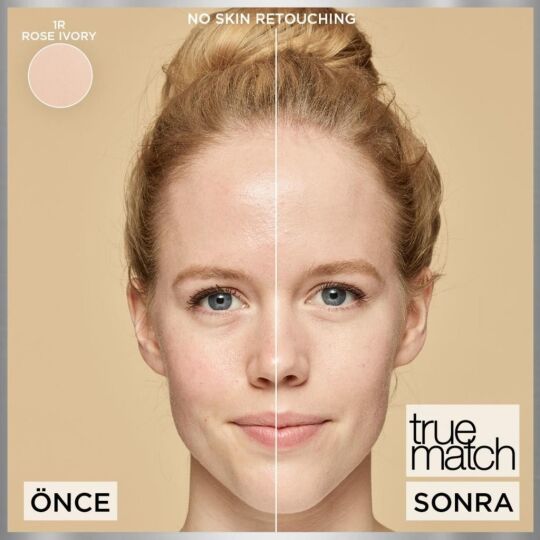 L'Oréal Paris True Match Bakım Yapan Fondöten 1R ROSE IVORY - 2