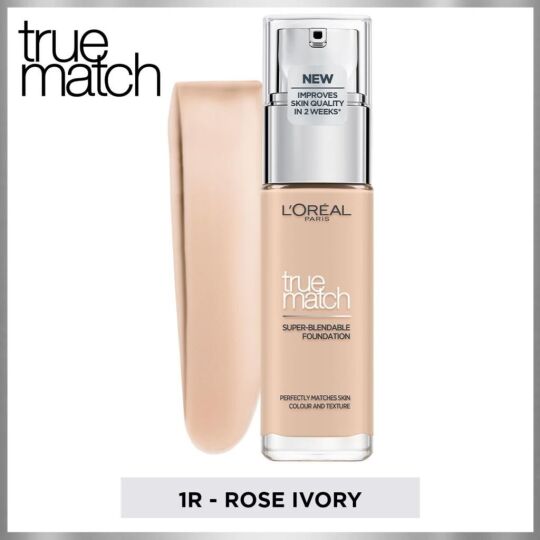 L'Oréal Paris True Match Bakım Yapan Fondöten 1R ROSE IVORY - 4