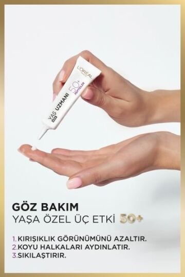 L'oréal Paris Yaş Uzmanı 50+ Kırışıklık Karşıtı Yenileyici Göz Kremi - 3