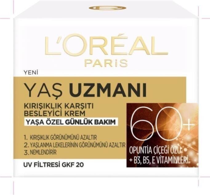 L’Oréal Paris Yaş Uzmanı 65+ Kırışıklık Karşıtı Besleyici Krem 50 ml - 3