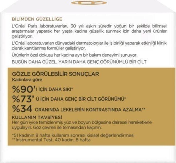 L’Oréal Paris Yaş Uzmanı 65+ Kırışıklık Karşıtı Besleyici Krem 50 ml - 5