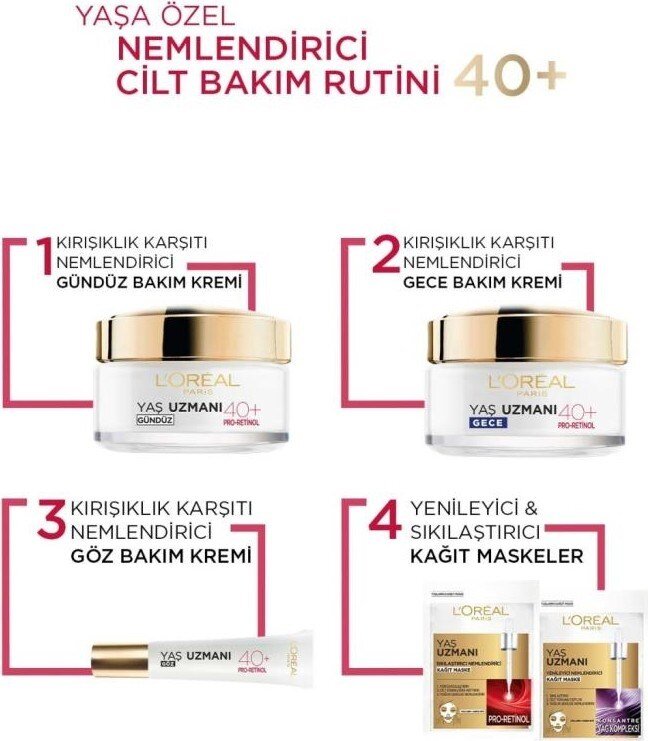 L'Oréal Paris Yaş Uzmanı Sıkılaştırıcı Kağıt Maske 40+ - 2