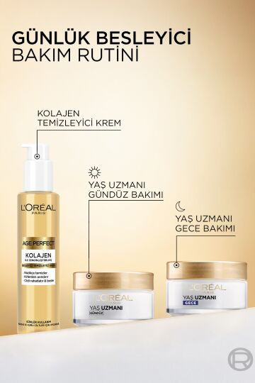L'Oreal Paris Age Perfect Kolajen İle Zenginleştirilmiş Besleyici Temizleyici Krem - 5