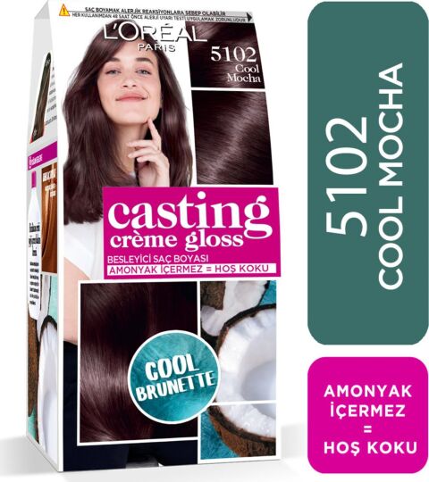 Loreal Paris Casting Creme Gloss Saç Boyası 5102 Cool Mocha