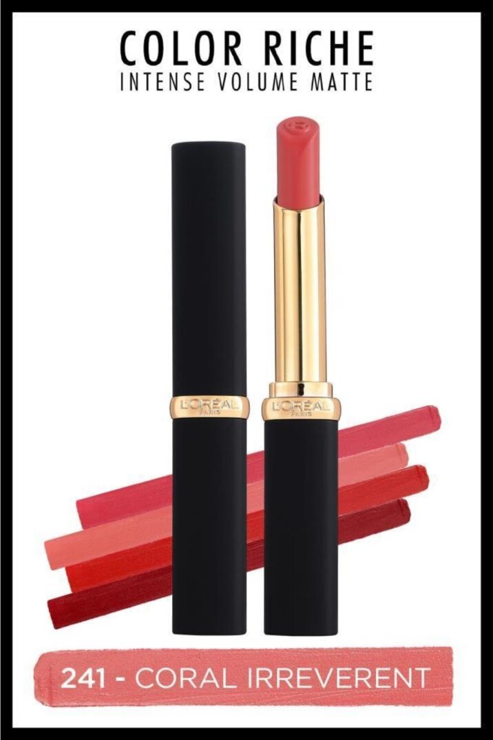 L'Oreal Paris Color Riche Intense Volume Matte Ruj - 241 Coral Irreverent - 1