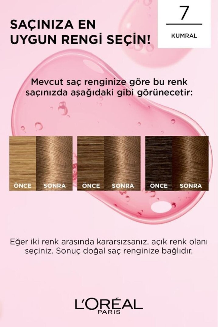 L'Oreal Paris Creme Saç Boyası 7 Kumral - 7
