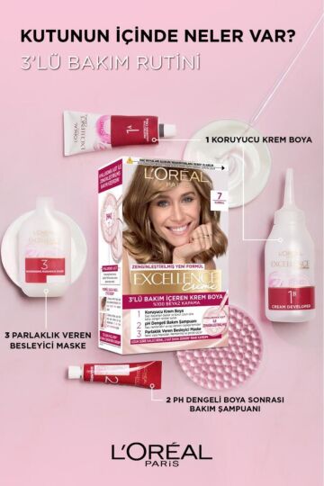 L'Oreal Paris Excellence Creme Saç Boyası 6.54 Açık Kızıl Kahve - 3
