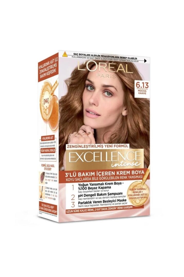 Loreal Paris Excellence Intense 6.13 Mocha Kahve Saç Boyası - 1