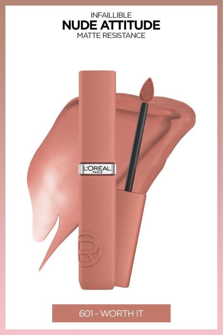 L'oreal Paris Infaillible Matte Resistance Likit Mat Ruj - 601 Worth It - 1
