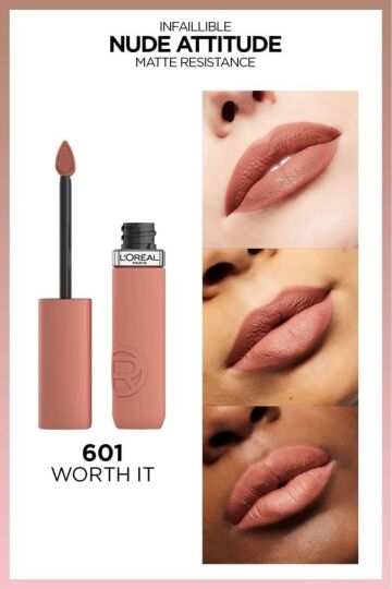 L'oreal Paris Infaillible Matte Resistance Likit Mat Ruj - 601 Worth It - 2