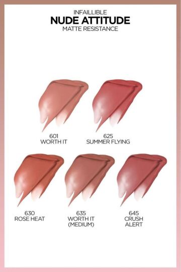 L'oreal Paris Infaillible Matte Resistance Likit Mat Ruj - 630 Rose Heat - 6