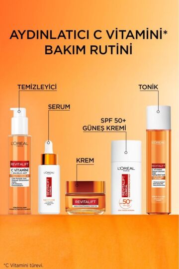L'Oreal Paris Revitalift C Vitamini Gözenek Görünümü Karşıtı Peeling Etkili Tonik 180ML - 2