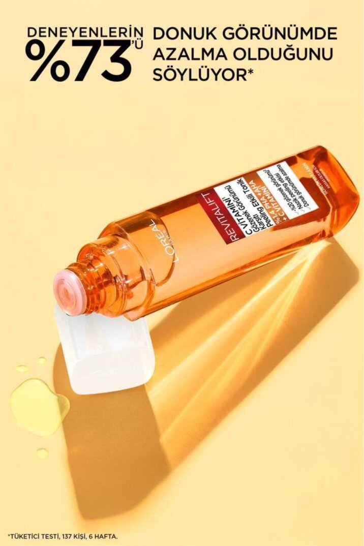 L'Oreal Paris Revitalift C Vitamini Gözenek Görünümü Karşıtı Peeling Etkili Tonik 180ML - 3
