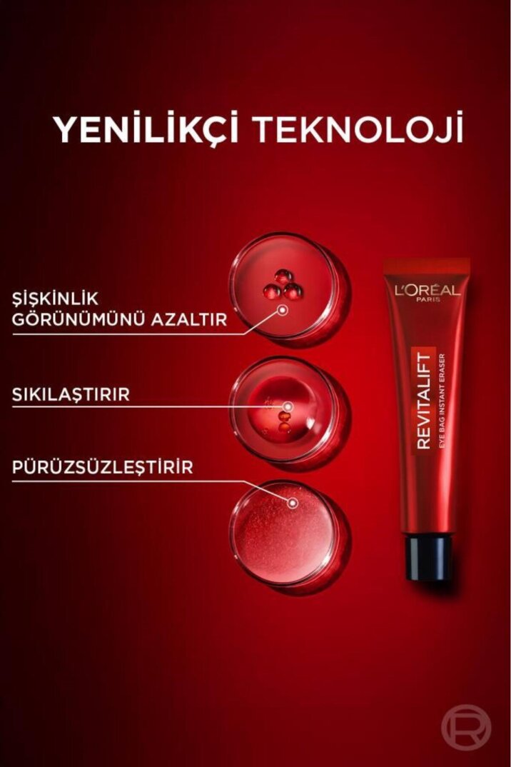 L'Oreal Paris Revitalift Lazer Eyebag Instant Eraser Göz Altı Torba Görünümüne Karşı Göz Kremi 15ml - 3