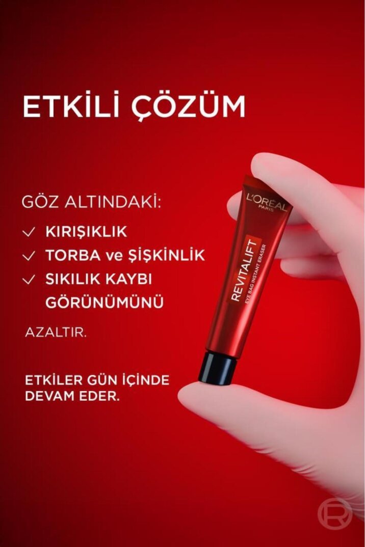 L'Oreal Paris Revitalift Lazer Eyebag Instant Eraser Göz Altı Torba Görünümüne Karşı Göz Kremi 15ml - 7