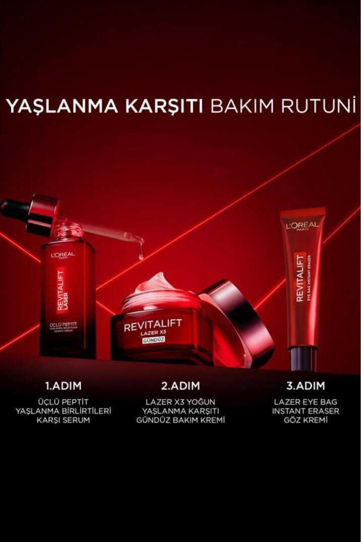 L'Oreal Paris Revitalift Lazer Eyebag Instant Eraser Göz Altı Torba Görünümüne Karşı Göz Kremi 15ml - 8