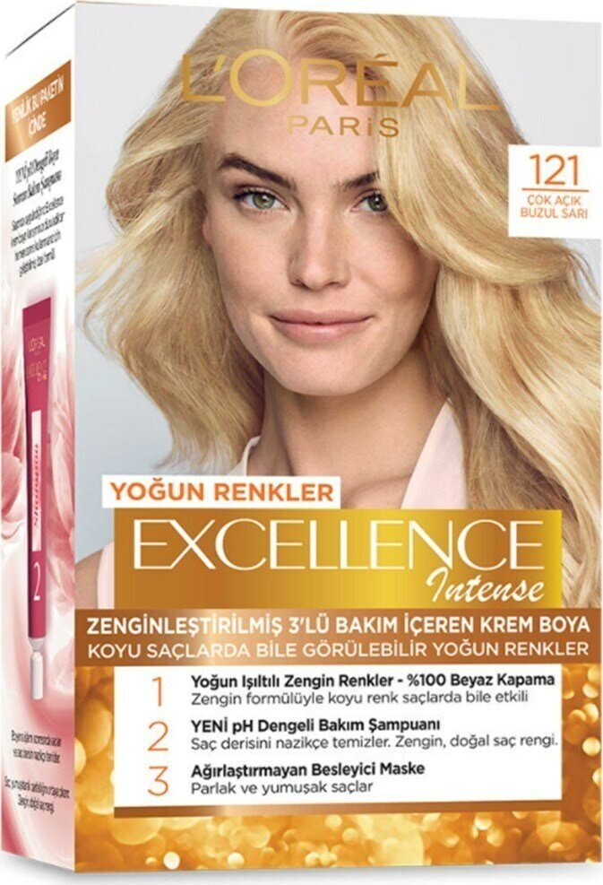 Loreal Paris Saç Boyası 121 Çok Açık Buzul Sarı - 1