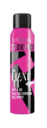 L'Oreal Paris Studio Pro Heat It Hot & Go Saçı Hızlı Kurutan Saç Spreyi 150 ML