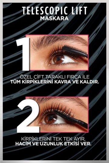 L'Oreal Paris Telescopic Lift Maskara 9.9 Ml - 4