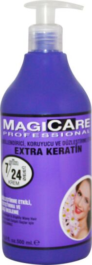 Magicare 7/24 Şekillendirici Koruyucu ve Besleyici Düz Saçlar Saç Kremi 500 ml - 2