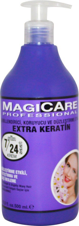 Magicare 7/24 Şekillendirici Koruyucu ve Besleyici Düz Saçlar Saç Kremi 500 ml - 2
