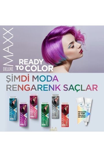 Maxx Ready To Color Yarı Kalıcı Saç Boyası - Pembe - 2