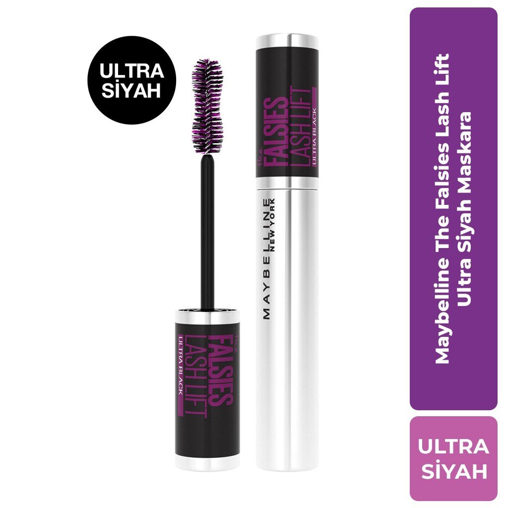 Maybelline New York Falsies Lash Lift Maskara Ultra Siyah - 1