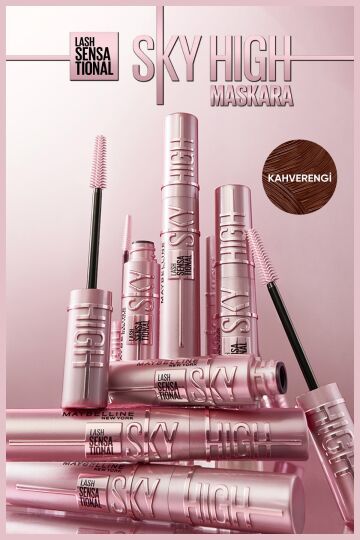 Maybelline New York Lash Sensational Sky High Kahverengi Maskara - 2