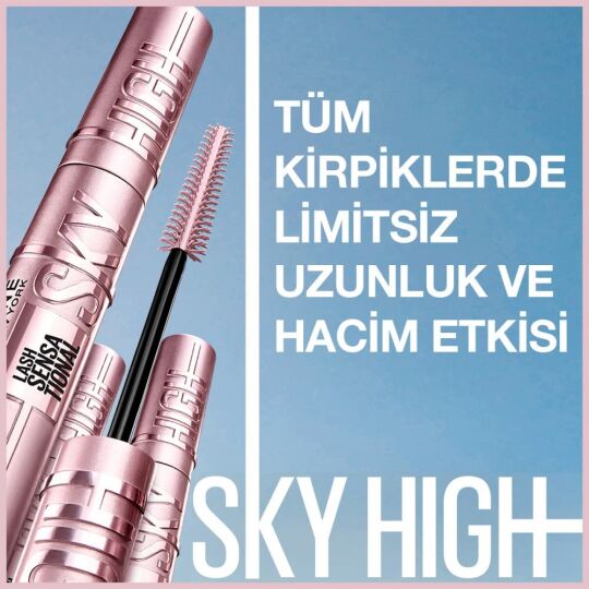 Maybelline New York Lash Sensational Sky High Maskara, 1 Adet (1 x 7.2 ml) - 5